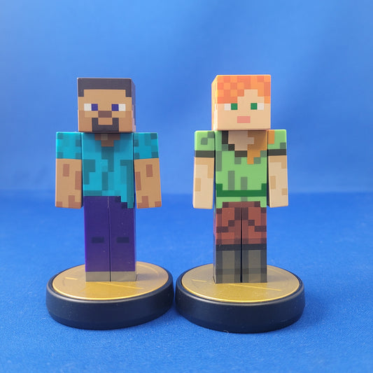 Nintendo Amiibo - Steve & Alex (Minecraft) - Super Smash Bros.