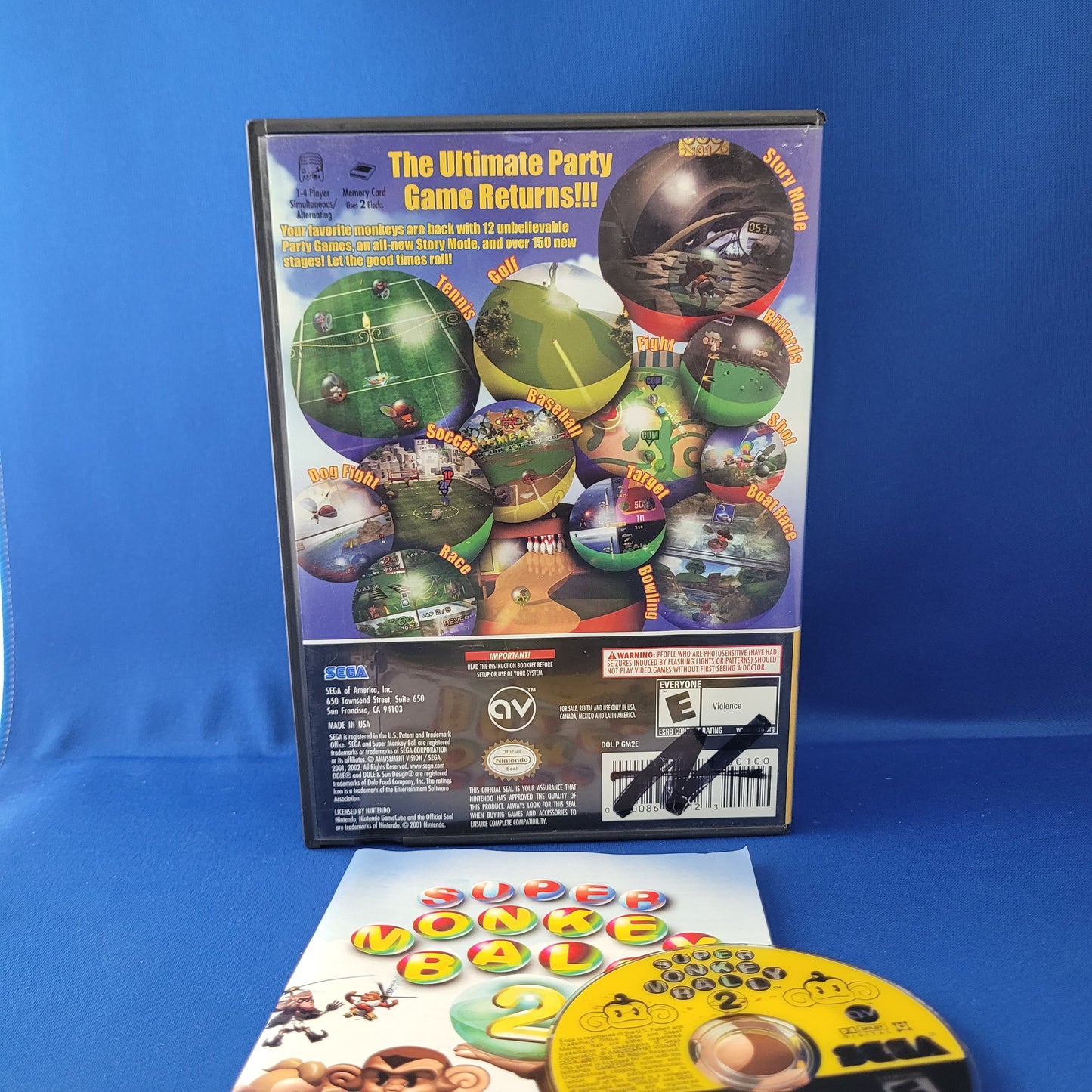 Nintendo Gamecube - Super Monkey Ball 2 - Player's Choice