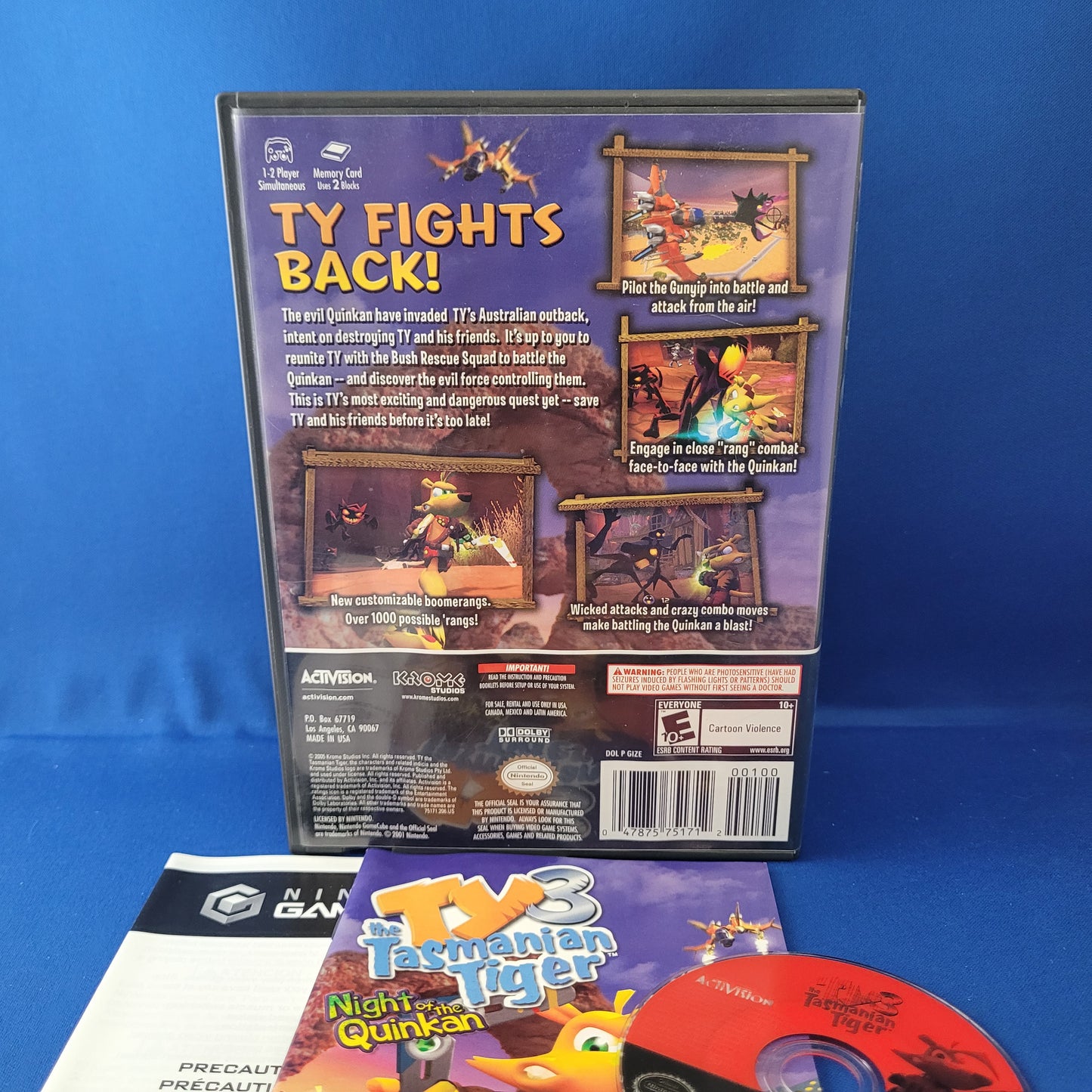 Nintendo Gamecube - Ty the Tasmanian Tiger 3: Night of the Quinkan