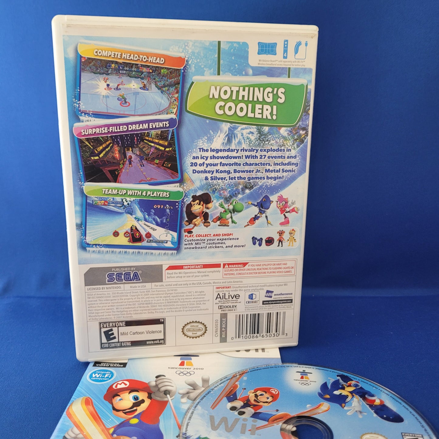 Nintendo Wii - Mario & Sonic At the Olympic Winter Games (Vancouver 2010)