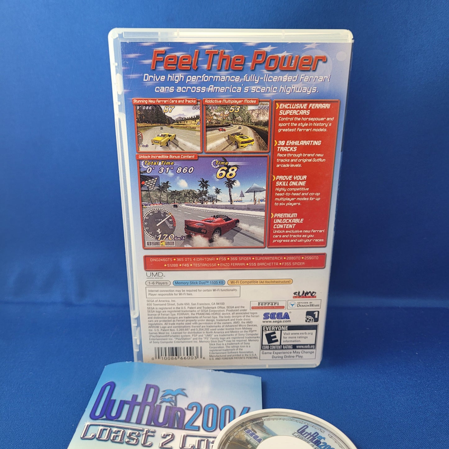 Playstation Portable PSP - Outrun 2006: Coast to Coast