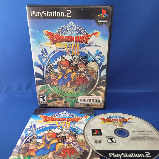 Playstation 2 (PS2) - Dragon Quest VIII: Journey of the Cursed King (No Outer Carton or Demo)