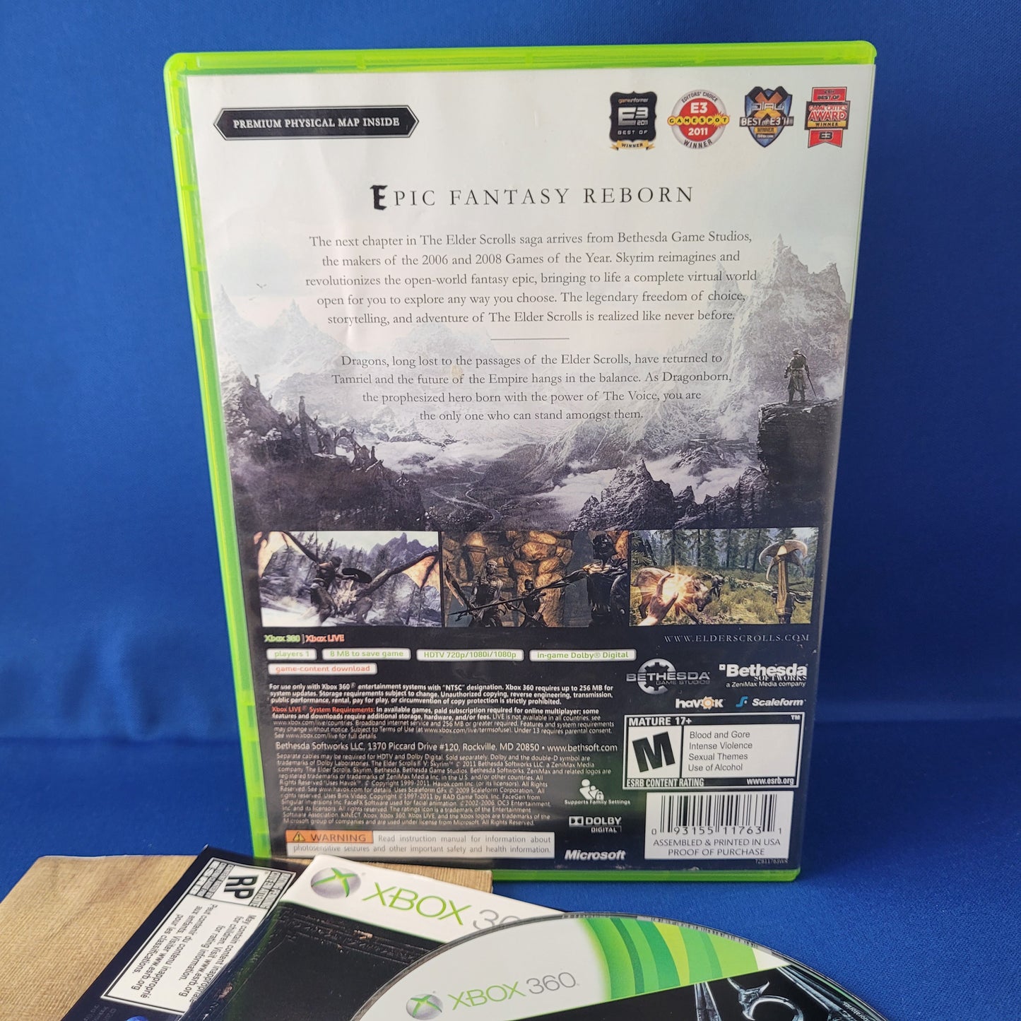 Xbox 360 - Elder Scrolls V: Skyrim