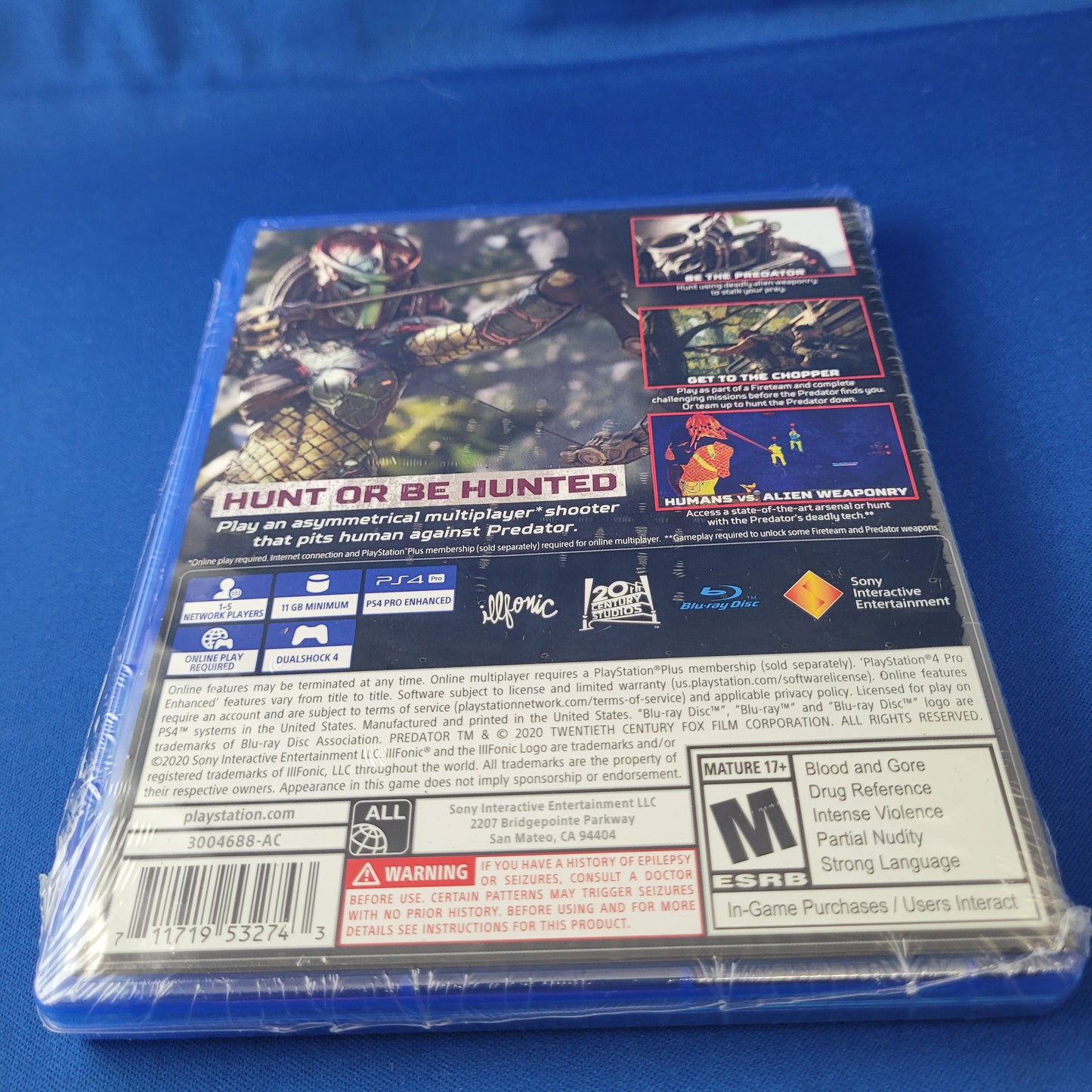 Playstation 4 (PS4) - Predator Hunting Grounds