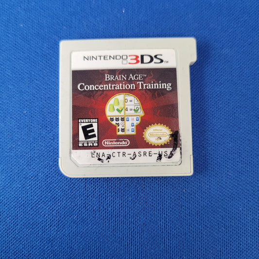 Nintendo 3DS - Brain Age Concentration Training